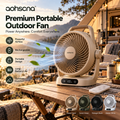 aohscna Premium Portable Outdoor Fan – Rechargeable Smart Fan with Powerful Airflow & Long Battery Life